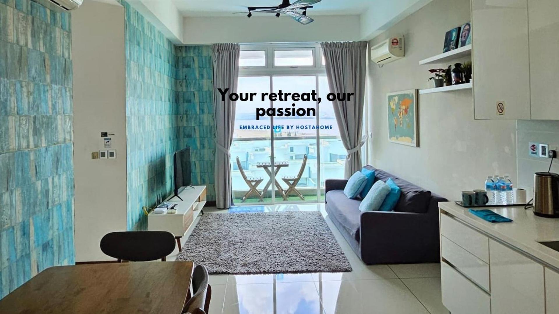 Experience The Coast - Hostahome Suites At Paragon Residence Near Downtown Johor Bahru Exteriör bild